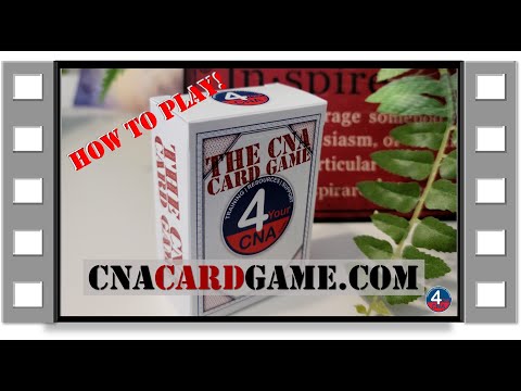 CNA Card Game Playing instructions! NEW for 2022!