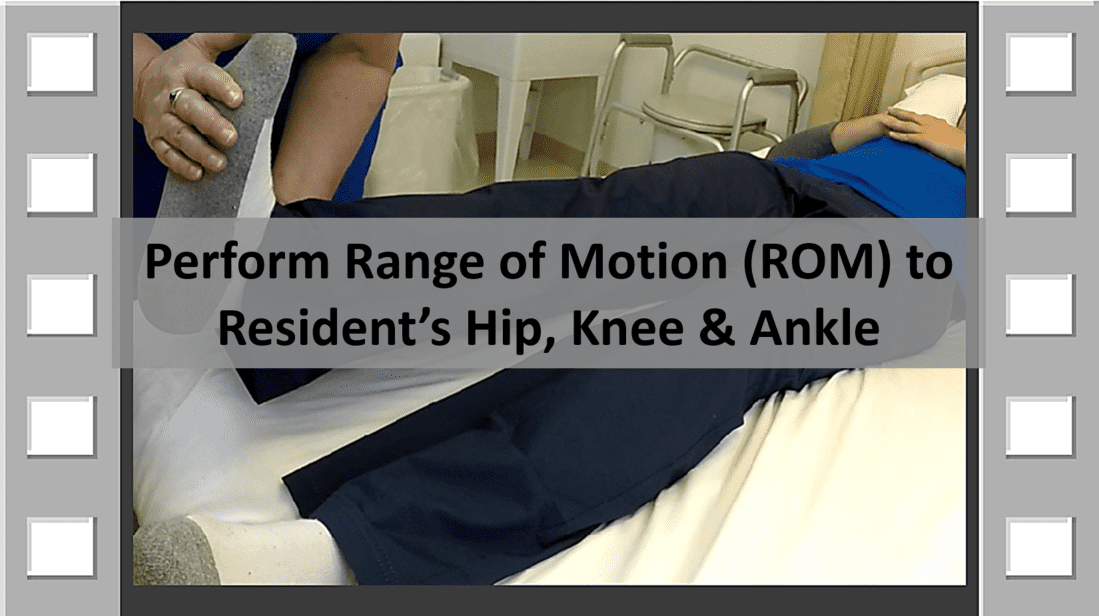 ROM Hip, Knee and Ankle