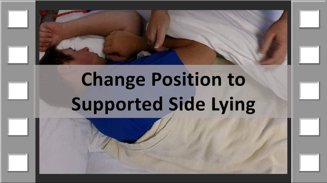 Change Position to Supported Side Lying 