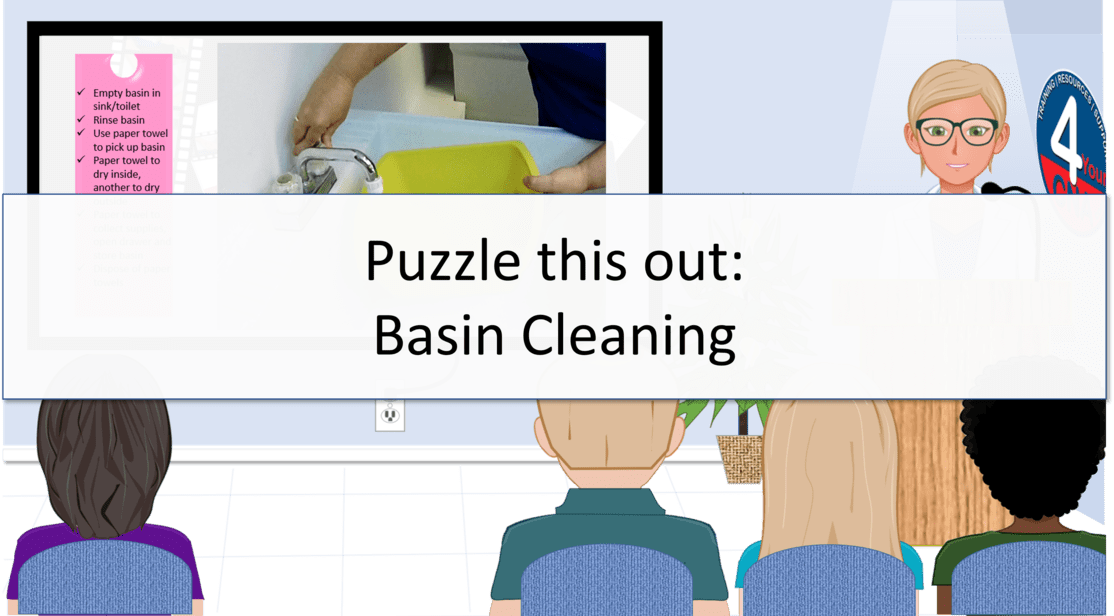 Basin Cleaning - a 4YourCNA Lesson