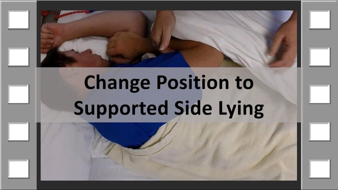 Change Position to Supported Side Lying 