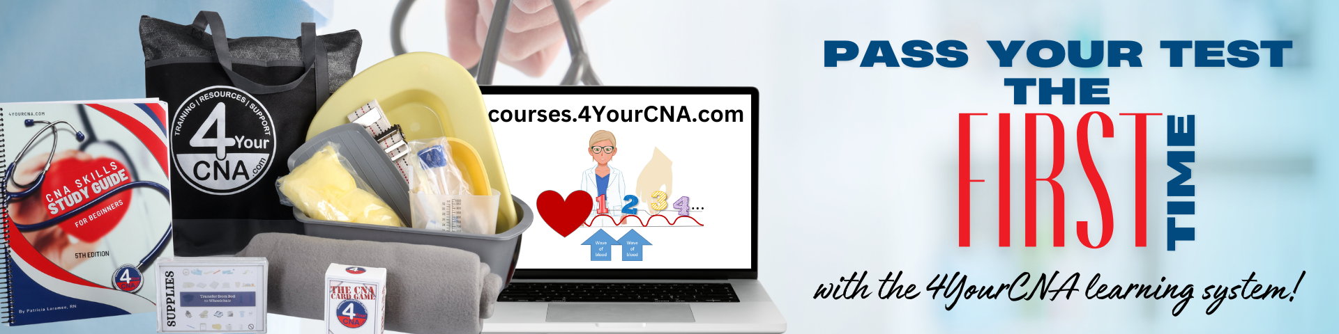 Pass the Test the First time with the 4YourCNA learning system