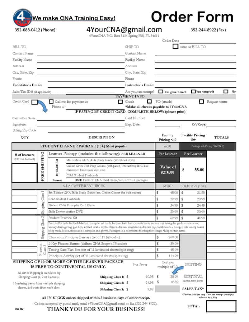 instructor-s-page-4yourcna for Printable Cna Study Guide Free Instructor's Page - 4YourCNA for Printable Cna Study Guide Free